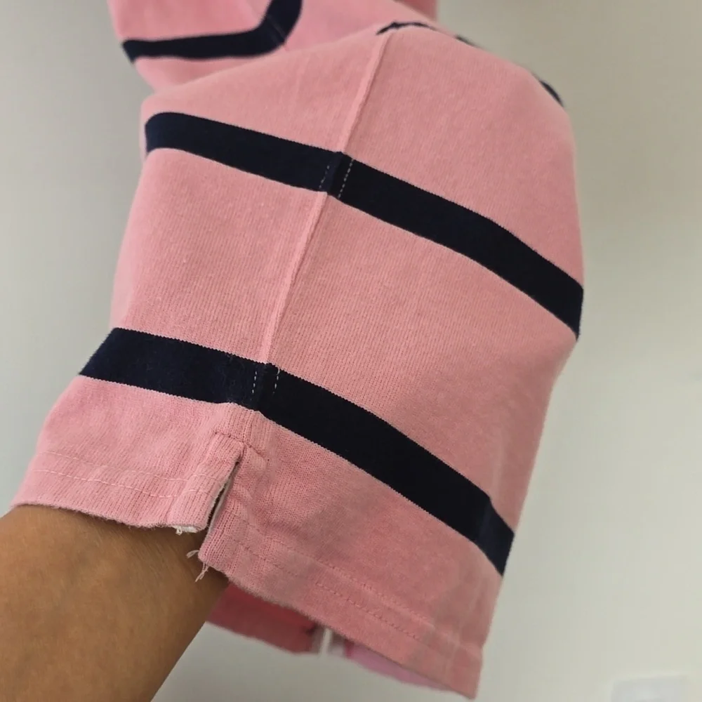 Ralph Lauren Vintage Pink Stripe Polo Dress